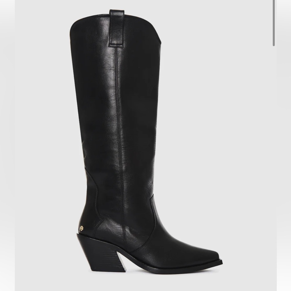 NEW Anine Bing Tall Tania Leather Boots size 39